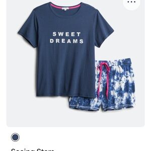 Sweet Dreams Womens Pajama Set - Blue